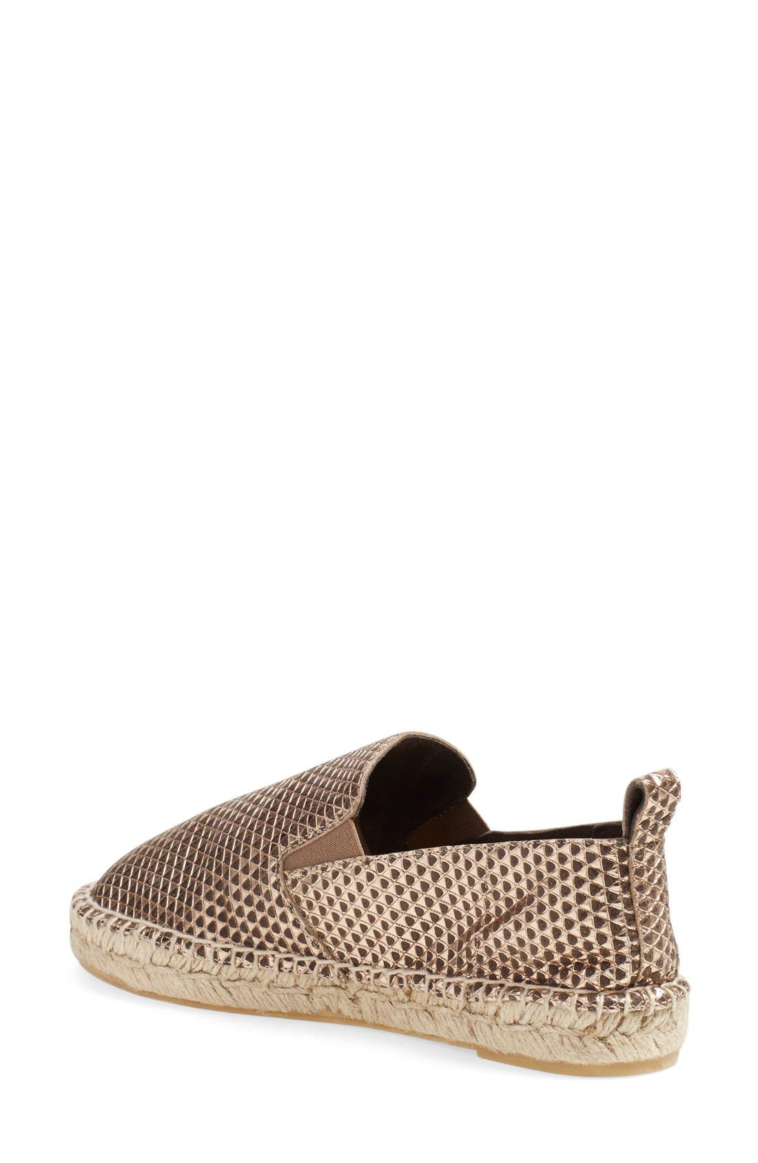 'Robin' Espadrille Flat, Alternate, color, BRONZE