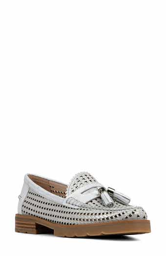 Donald Pliner Lenny Woven Tassel Loafer