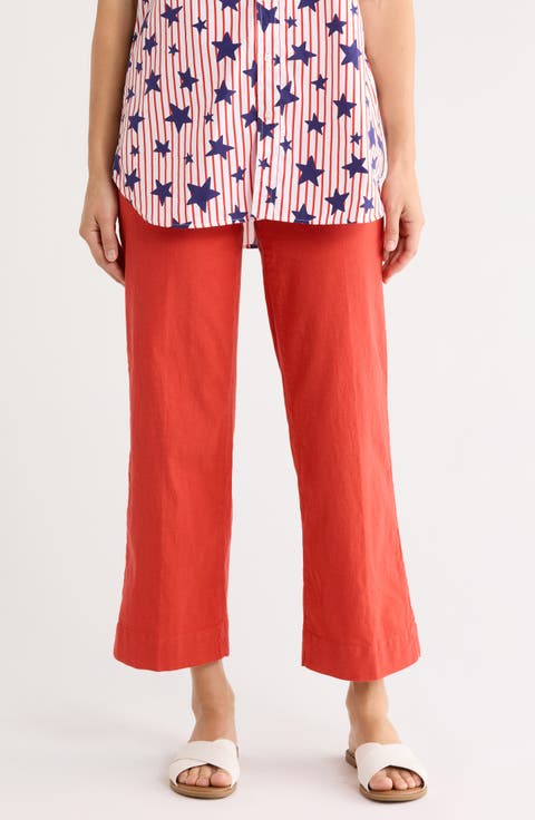 Wexford Wide Leg Cotton Pants