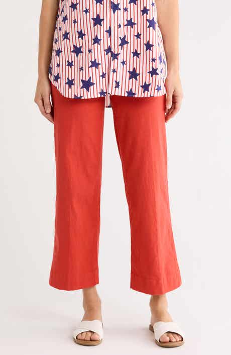 Frank & Eileen Wexford Wide Leg Cotton Pants