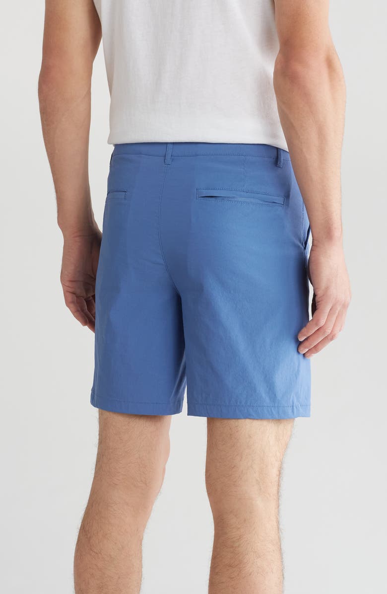 DKNY Tech Chino Shorts, Alternate, color, Iron Blue