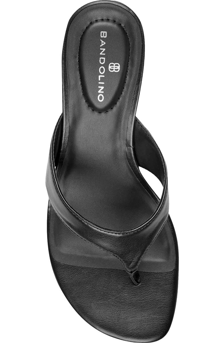 Bandolino Ammer Kitten Heel Flip Flop, Alternate, color, Black