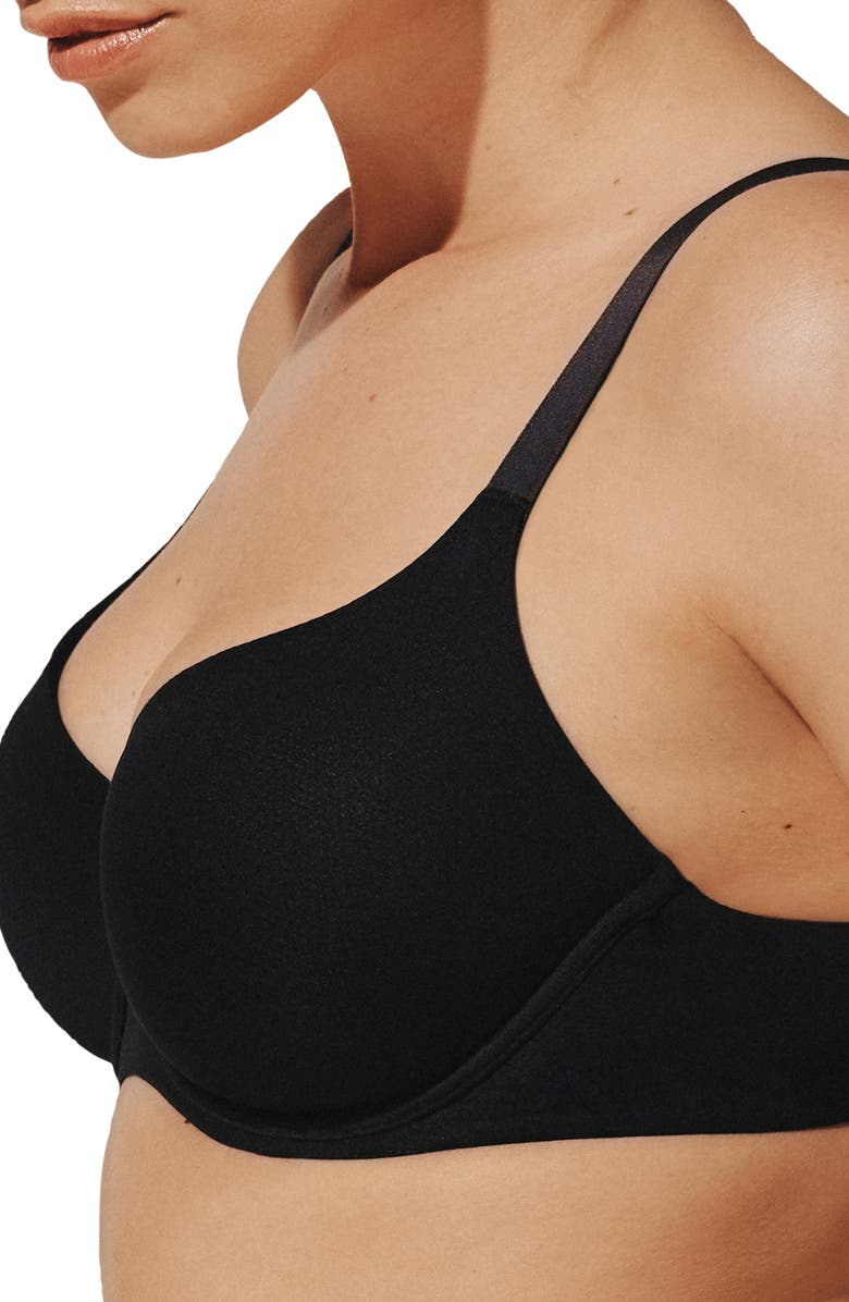 ThirdLove Thermoregulating TempSync<sup>™</sup> Underwire T-Shirt Bra, Alternate, color, Black