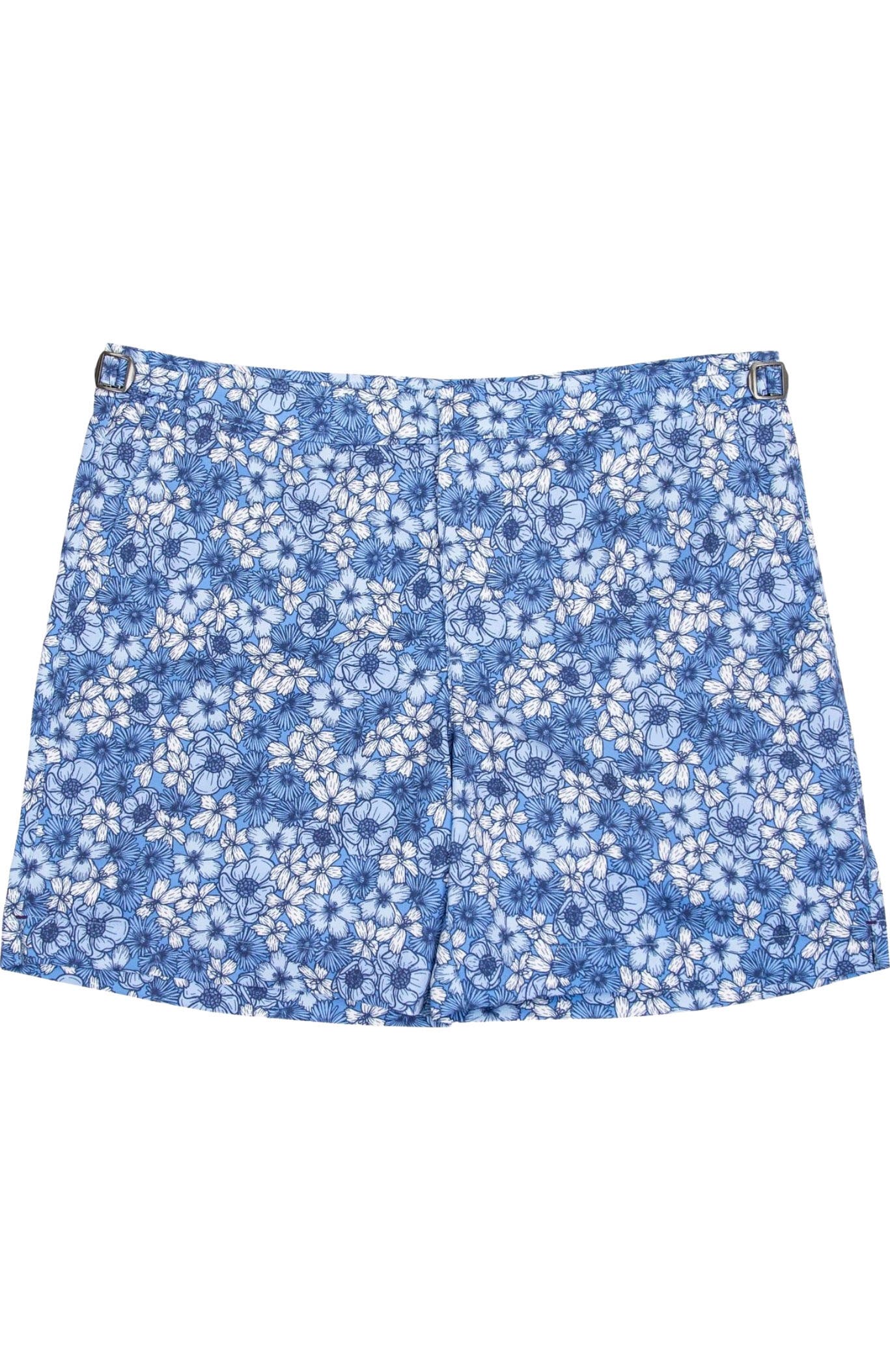 Dense Floral Blue