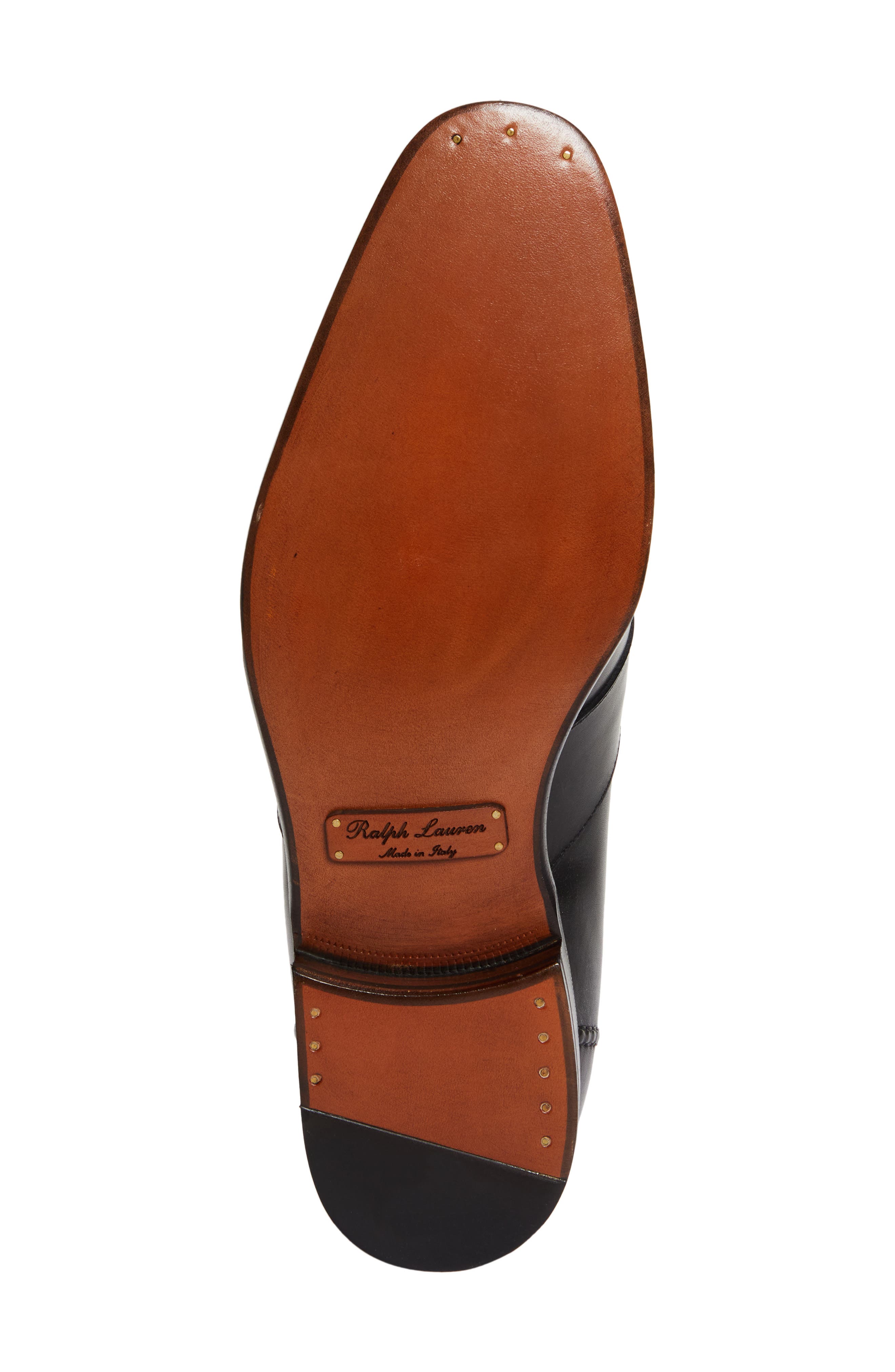 Ralph Lauren Purple Label Meegan Penny Loafer, Alternate, color, Black