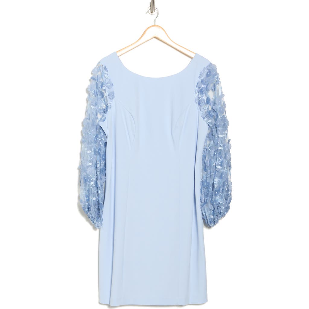 ELIZA J ELIZA J FLORAL BALLOON SLEEVE SHEATH DRESS