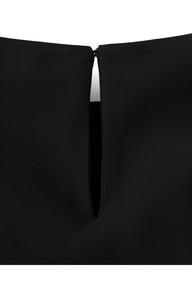 MANGO Asymmetrical Sleeve Dress, Alternate, color, 