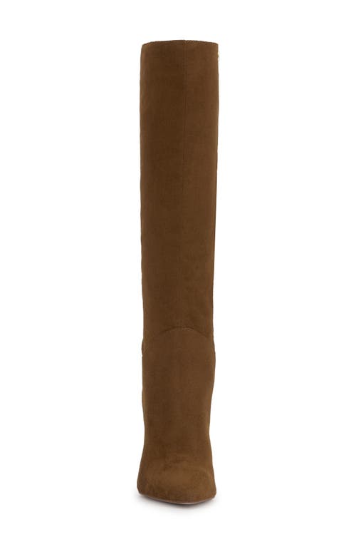 Jessica Simpson Womens Lovienn Stiletto Knee High Dress Boots Regular Wide Calf In Brown
