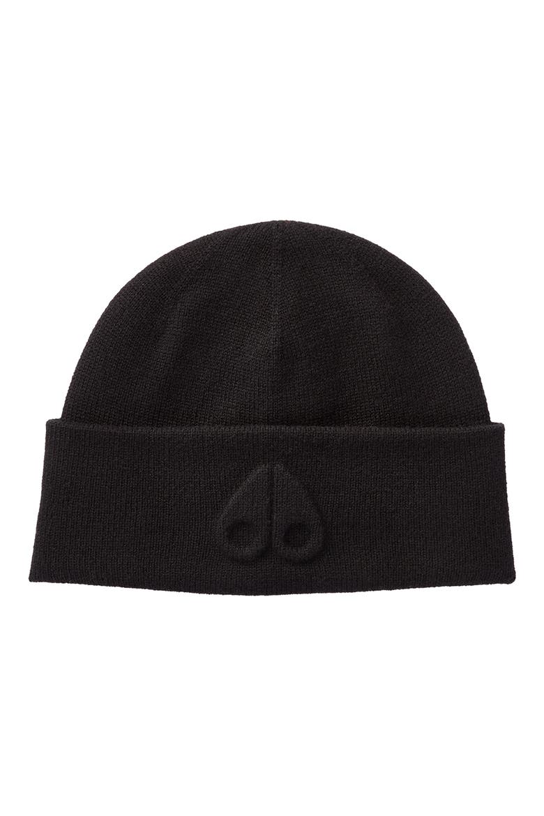 Wolcott Merino Wool Toque, Main, color, BLACK