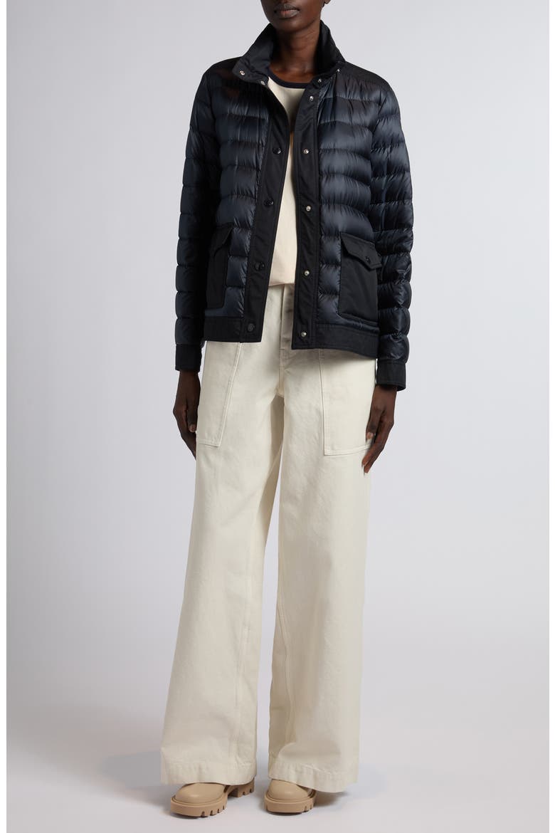 Origan Down Puffer Jacket, Alternate, color, DARK NAVY BLUE