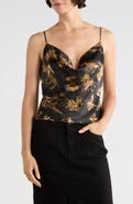 L'AGENCE Calista Cowl Neck Silk Cami