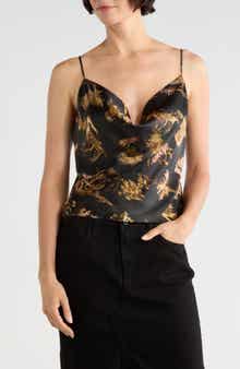 Calista Cowl Neck Silk Cami