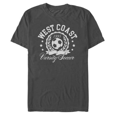 Men's Lost Gods West Coast Varsity Soccer  Graphic T-Shirt