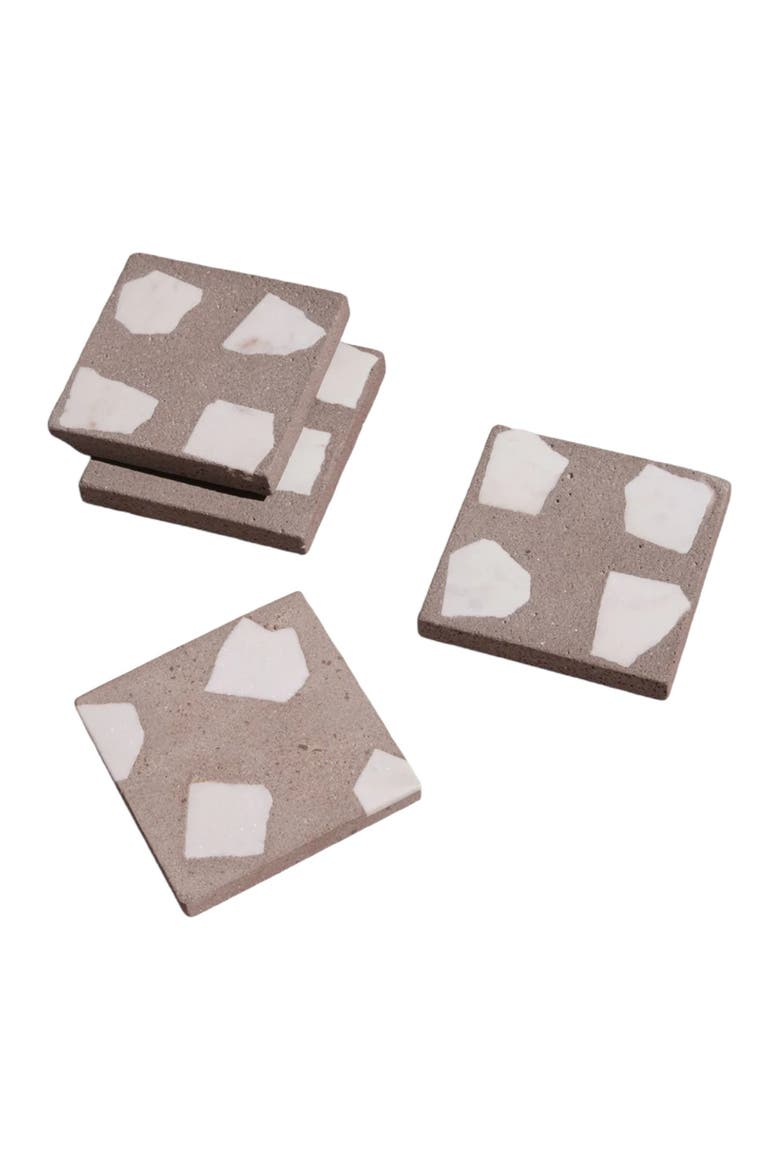 Piso Coasters - Set of 4, Main, color, Grey