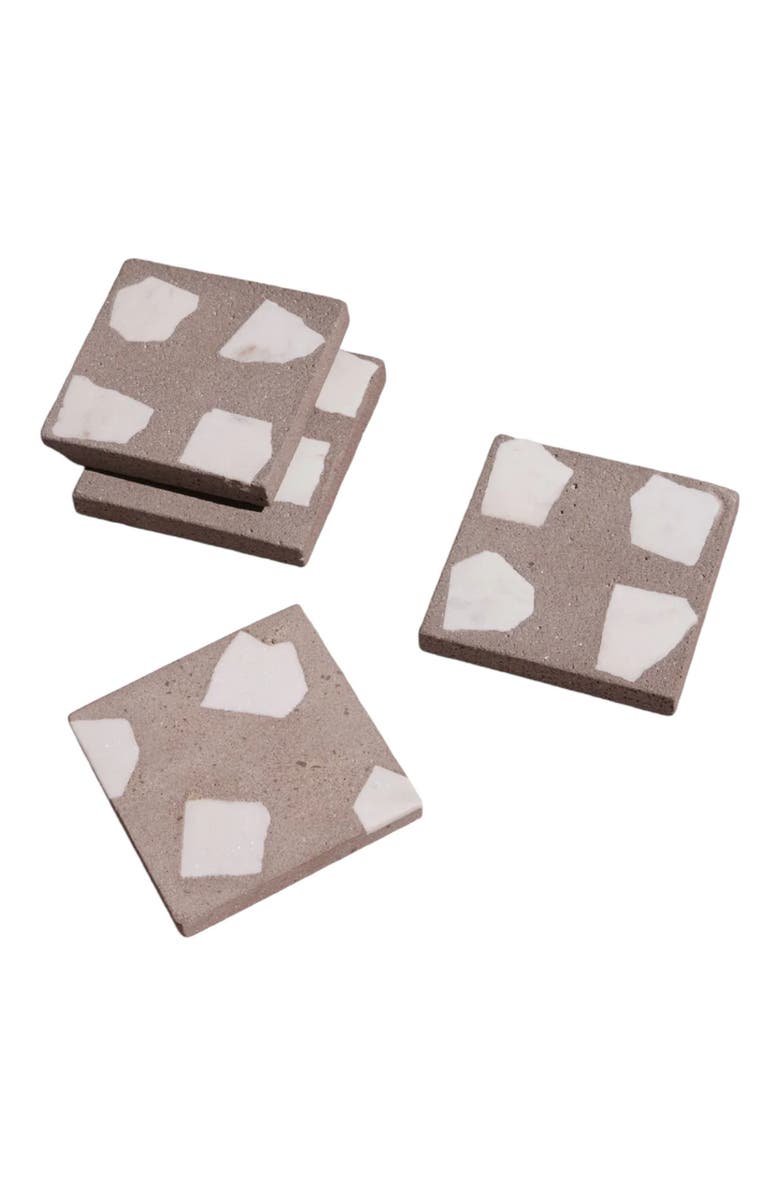 Meso Goods Piso Coasters - Set of 4, Main, color, Grey