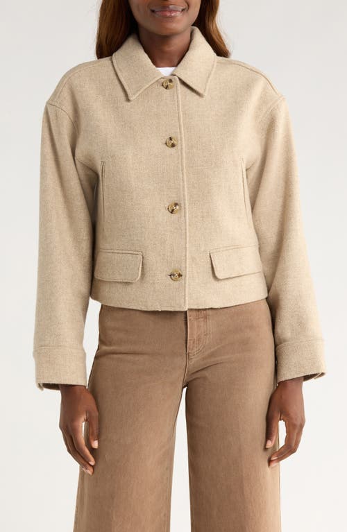 Paige Alfie Wool Jacket In Neutral