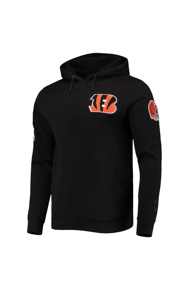PRO STANDARD Men's Pro Standard Black Cincinnati Bengals Logo Pullover Hoodie, Alternate, color, 