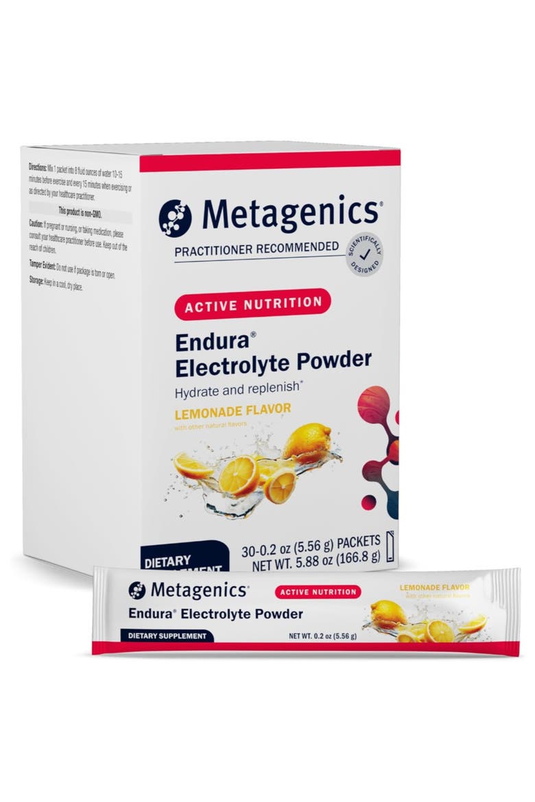 Endura Electrolyte Balance Hydration Powder Lemonade 30 Packets, Main, color, None