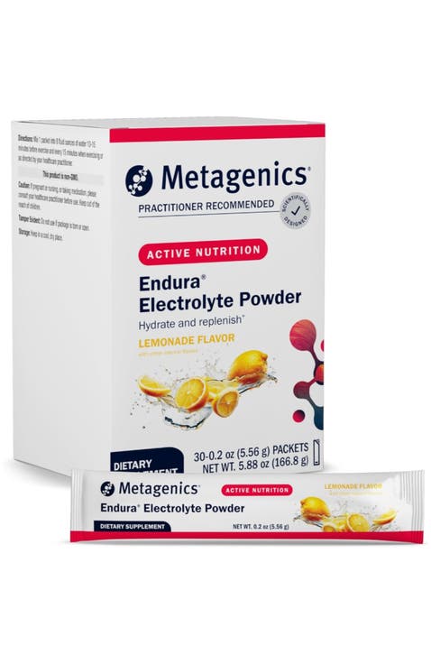 Endura Electrolyte Balance Hydration Powder Lemonade 30 Packets