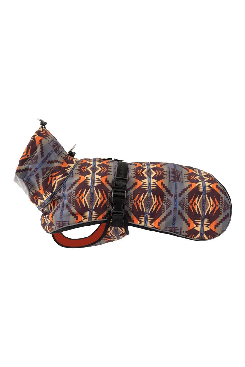 Waterproof Adventure Pet Coat, Alternate, color, MYSTIC LAKE