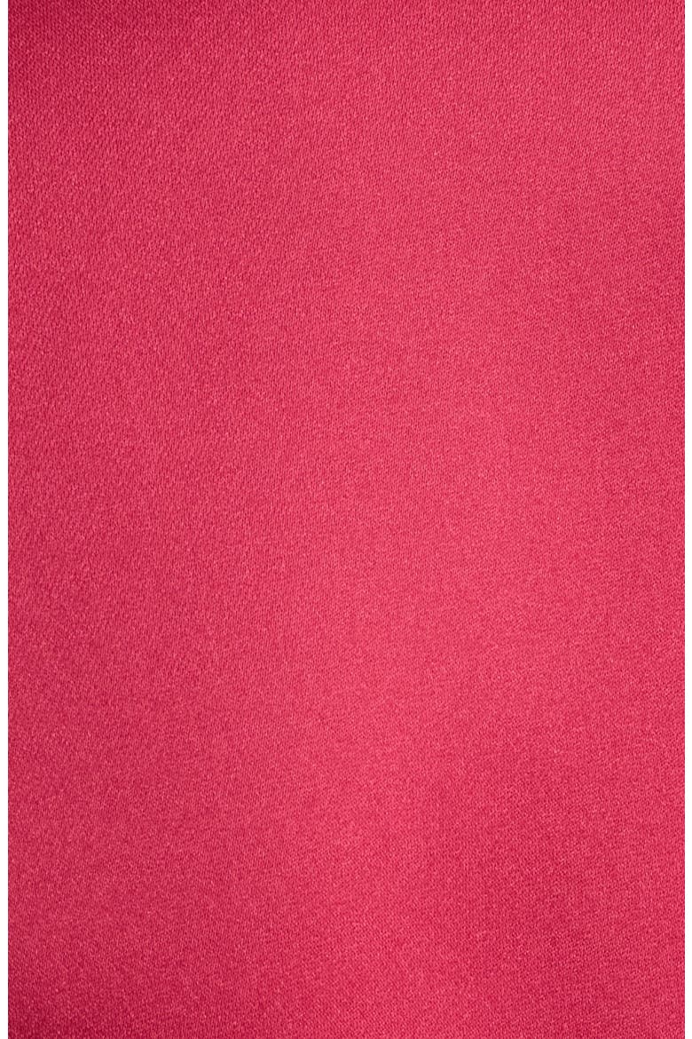 Surplice Long Sleeve Satin Bodysuit, Alternate, color, RASPBERRY