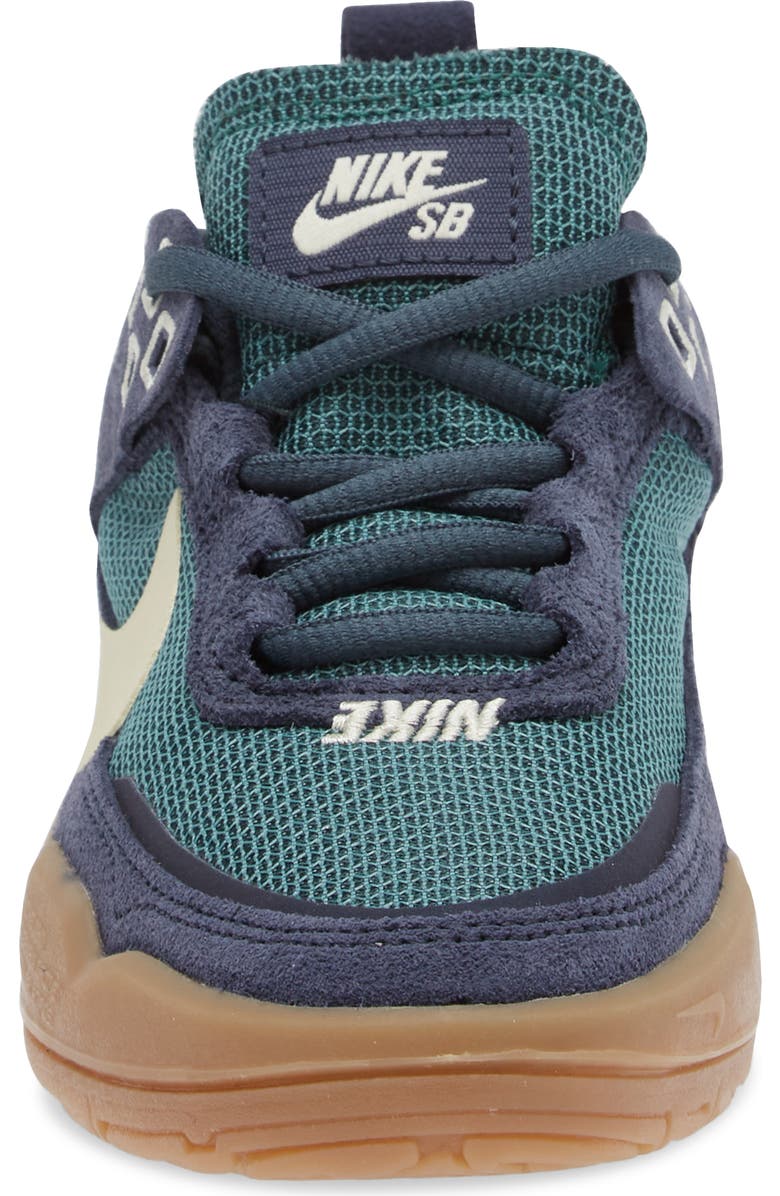 Nike Kids' SB Day One Skate Sneaker, Alternate, color, Blue/ Alabaster/ Green