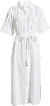 Caslon® Belted Maxi Shirtdress