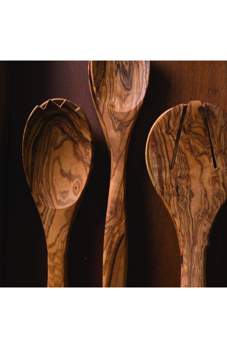 Be Home Olive Wood Serving Set, Alternate, color, Olive