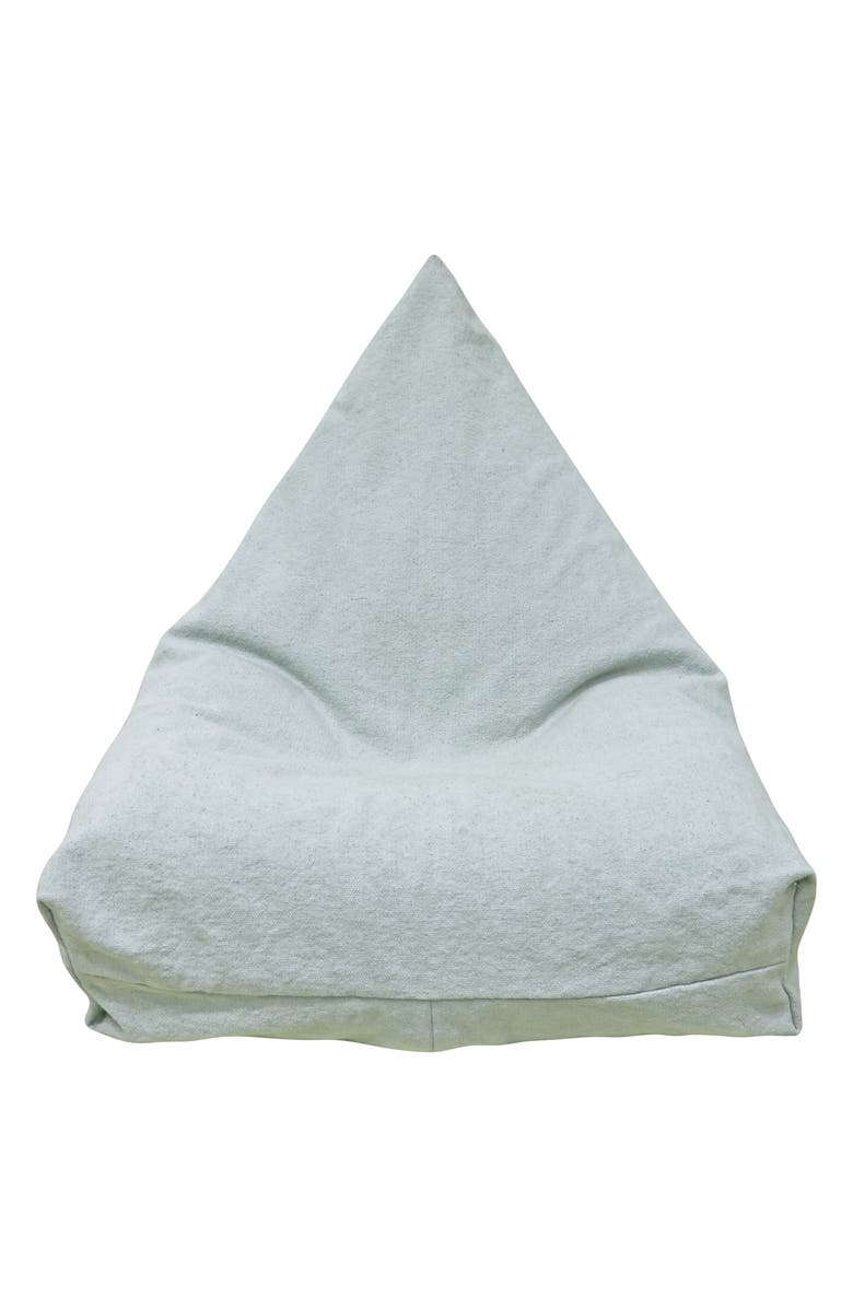 Lorena Canals Cleo Pouf, Main, color, Blue Sage