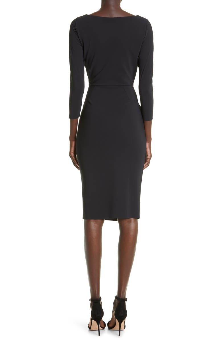 Chiara Boni La Petite Robe Cibeles Three Quarter Sleeve Sheath Dress, Alternate, color, 