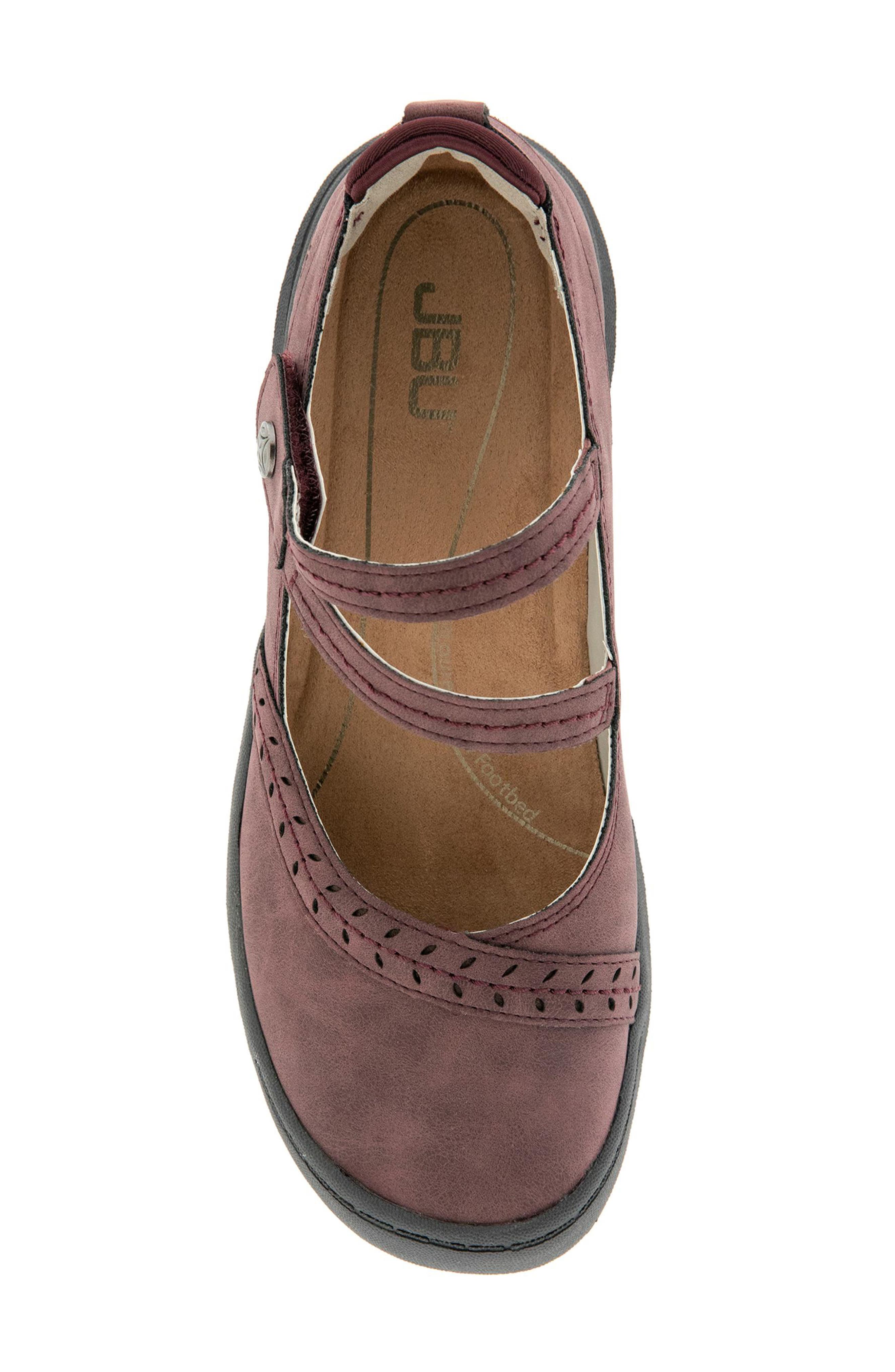 Adeline Faux Leather Mary Jane, Alternate, color, WINE