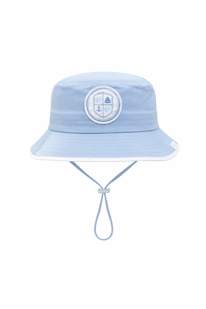 Coastal Crest Bucket Hat, Main, color, Light Blue