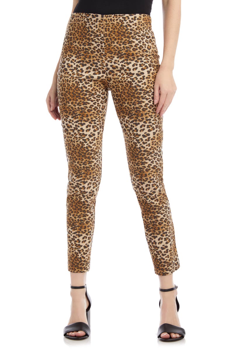 Karen Kane Piper Leopard Skinny Pants, Main, color, 