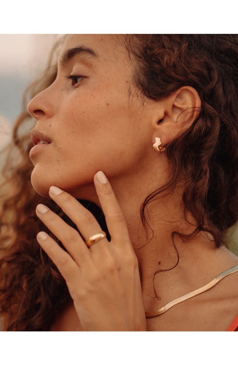 MUNS Paseo Earrings, Alternate, color, Gold Vermeil