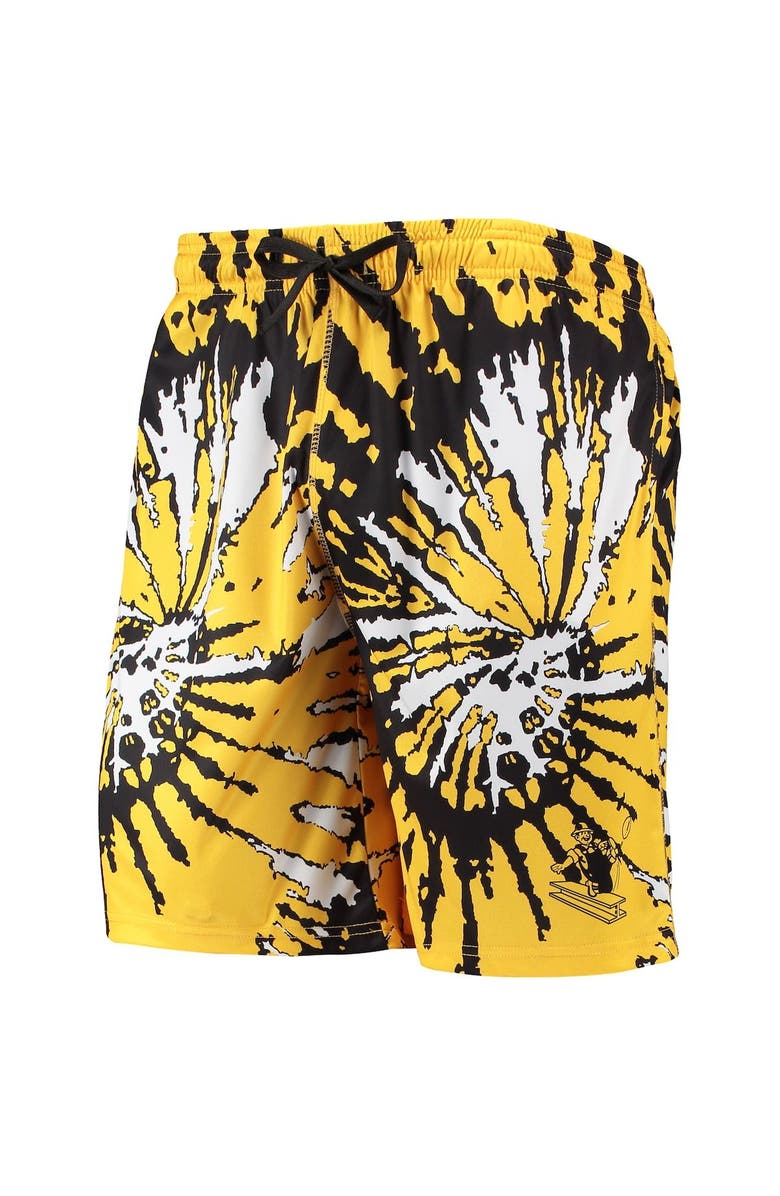 FOCO Men's FOCO Gold Pittsburgh Steelers Retro Static Mesh Lounge Shorts, Alternate, color,