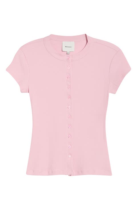 Raelynn Rib Stretch Organic Cotton Top