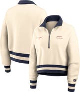 Nike Women's Nike Tan Auburn Tigers Legacy Half-Zip Sweatshirt