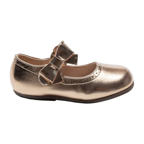 Tulleen Ribbon Banded Flats In Champagne