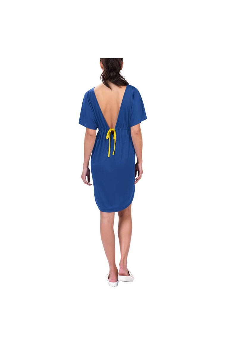 Women's G-III 4Her by Carl Banks Royal Los Angeles Rams Versus Swim Cover-Up, Alternate, color, Royal