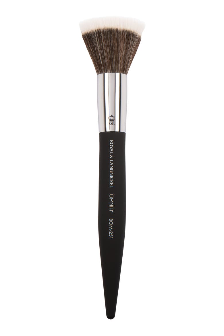 Pro Large Duo-Fiber Stippler Brush, Main, color, Black