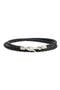 Men's Euro Braided Leather Double Wrap Bracelet
