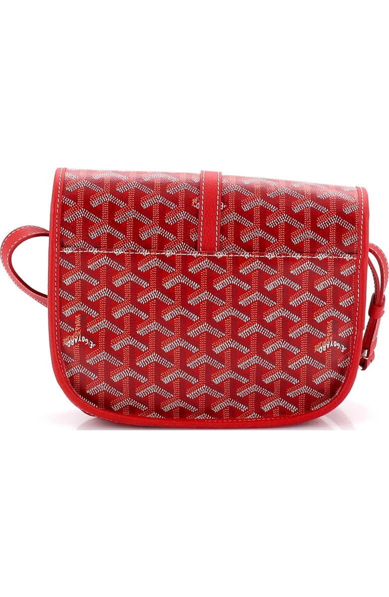 Pre-Owned Goyard Belvedere II Messenger Bag Coated Canvas PM, Alternate, color, Red