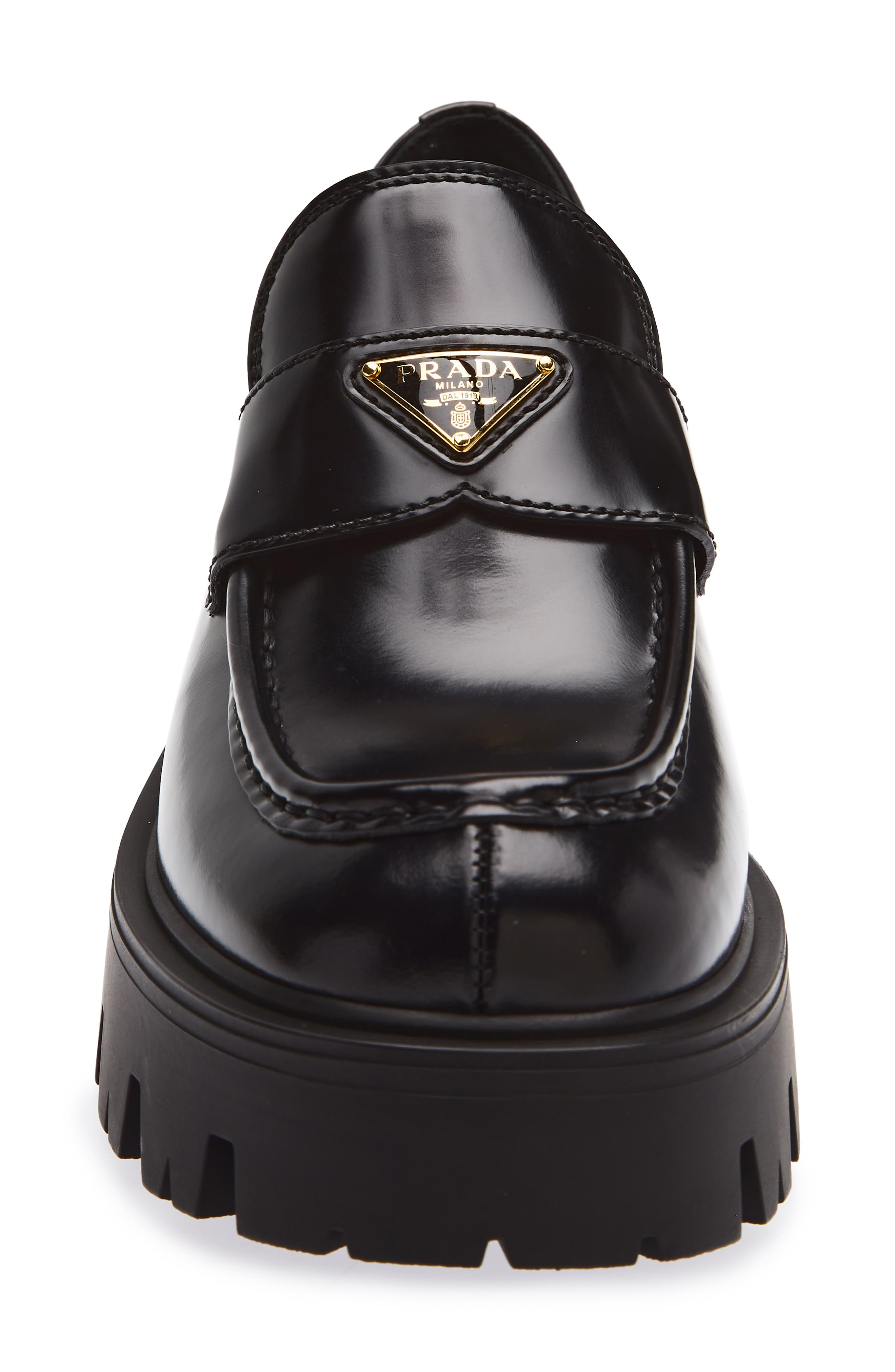 Lug Sole Platform Loafer, Alternate, color, NERO