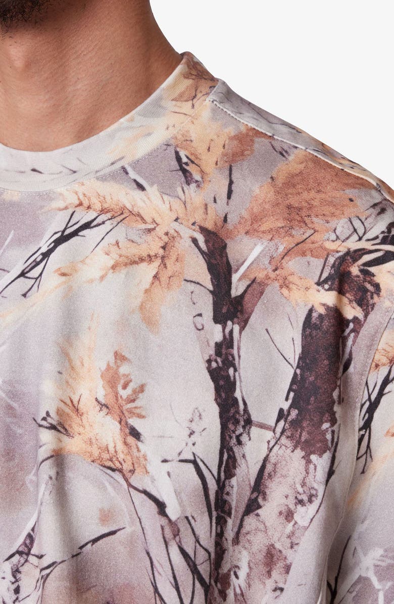 mnml Camo Print Oversize Cotton T-Shirt, Alternate, color, 