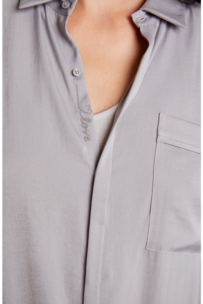 Satin Nightshirt, Alternate, color, DOVE GRAY