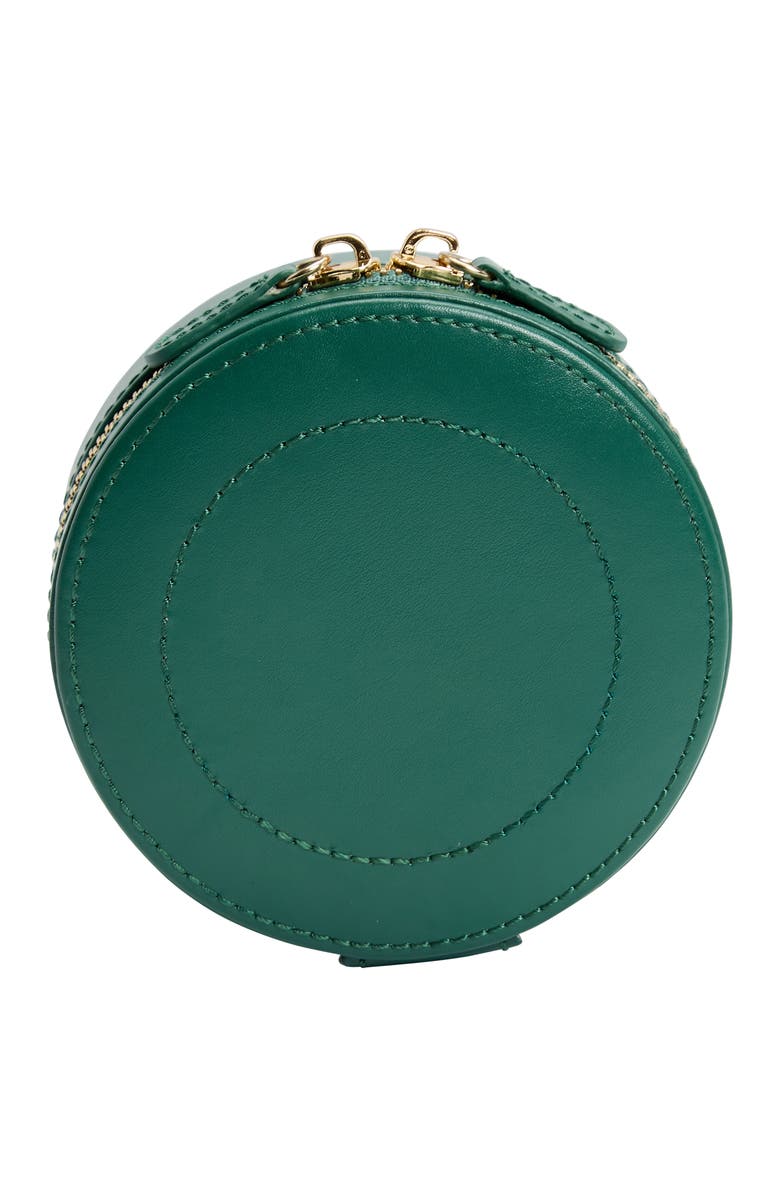 WOLF Sophia Round Zip Case, Alternate, color, Forest Green