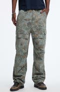 GUESS ORIGINALS Camo Relaxed Fit Cotton Twill Cargo Pants