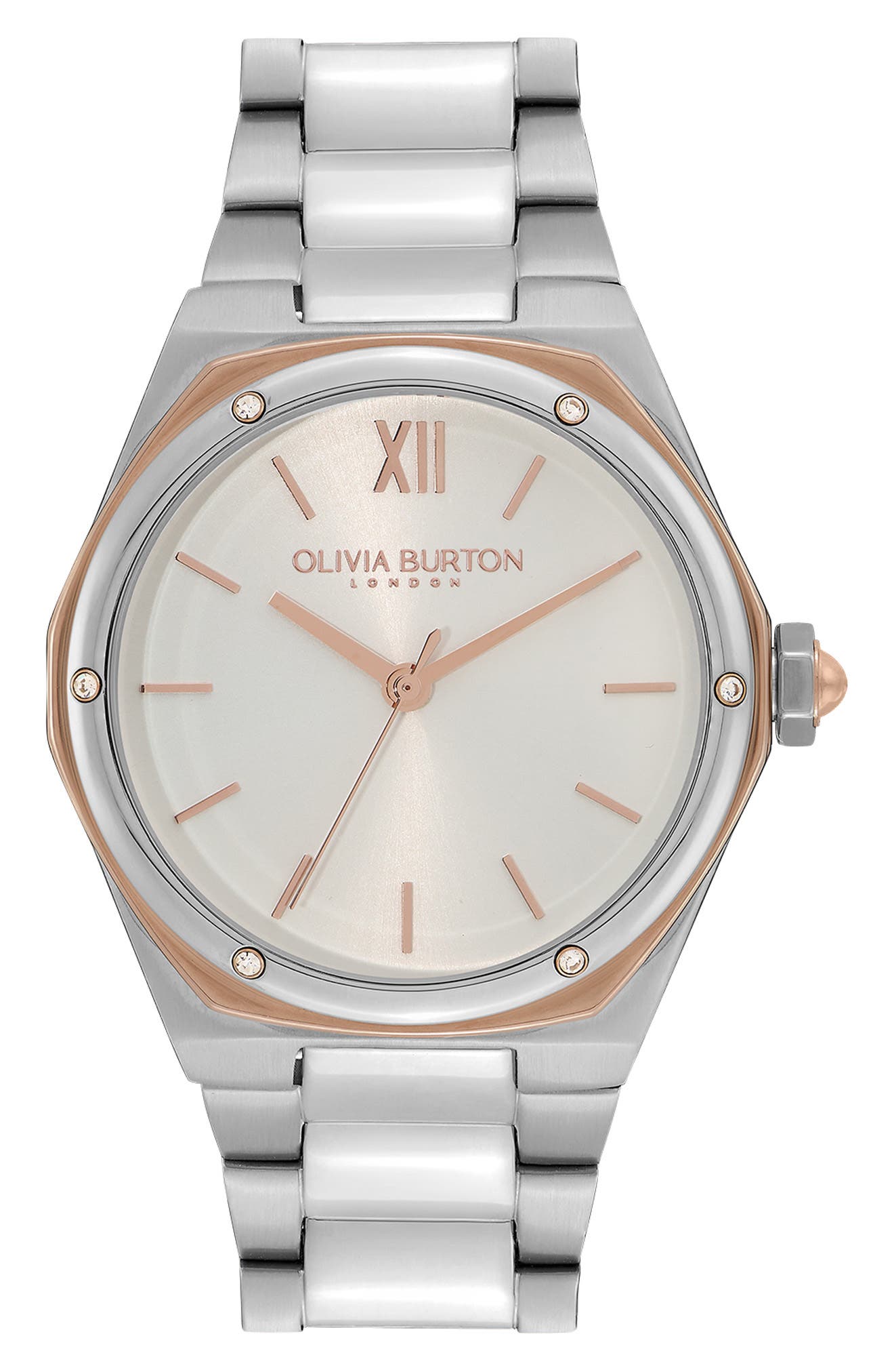 Olivia Burton Sports Luxe Hexa Bracelet Watch, 33mm
