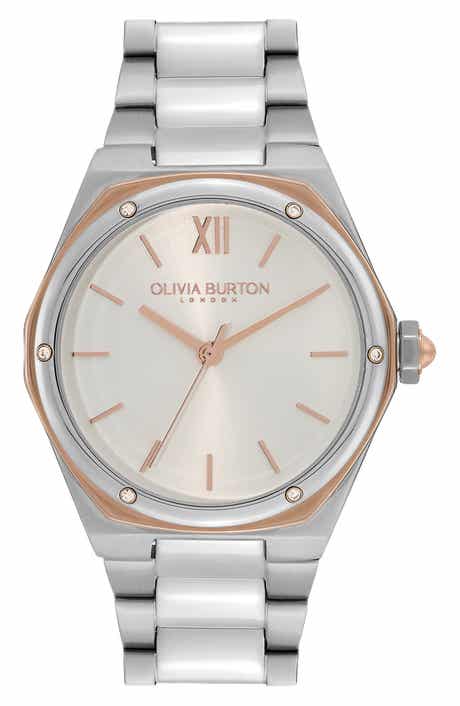 Olivia Burton Sports Luxe Hexa Bracelet Watch, 33mm