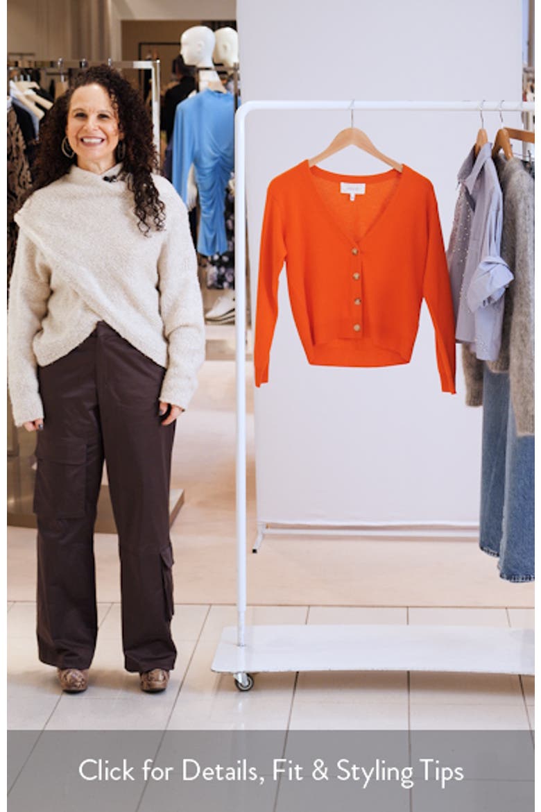 The Tiny V-Neck Cashmere Cardigan video
